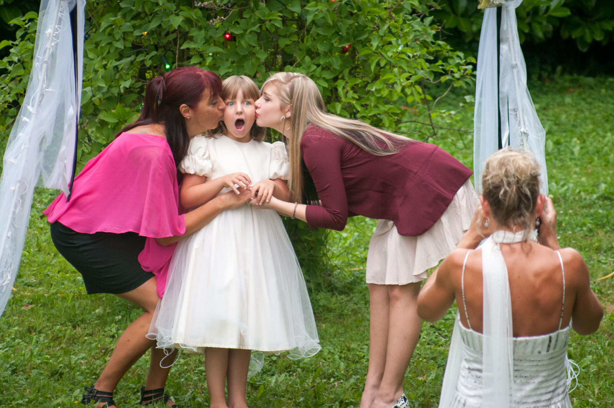 Another flower girl trying to steal the show :)