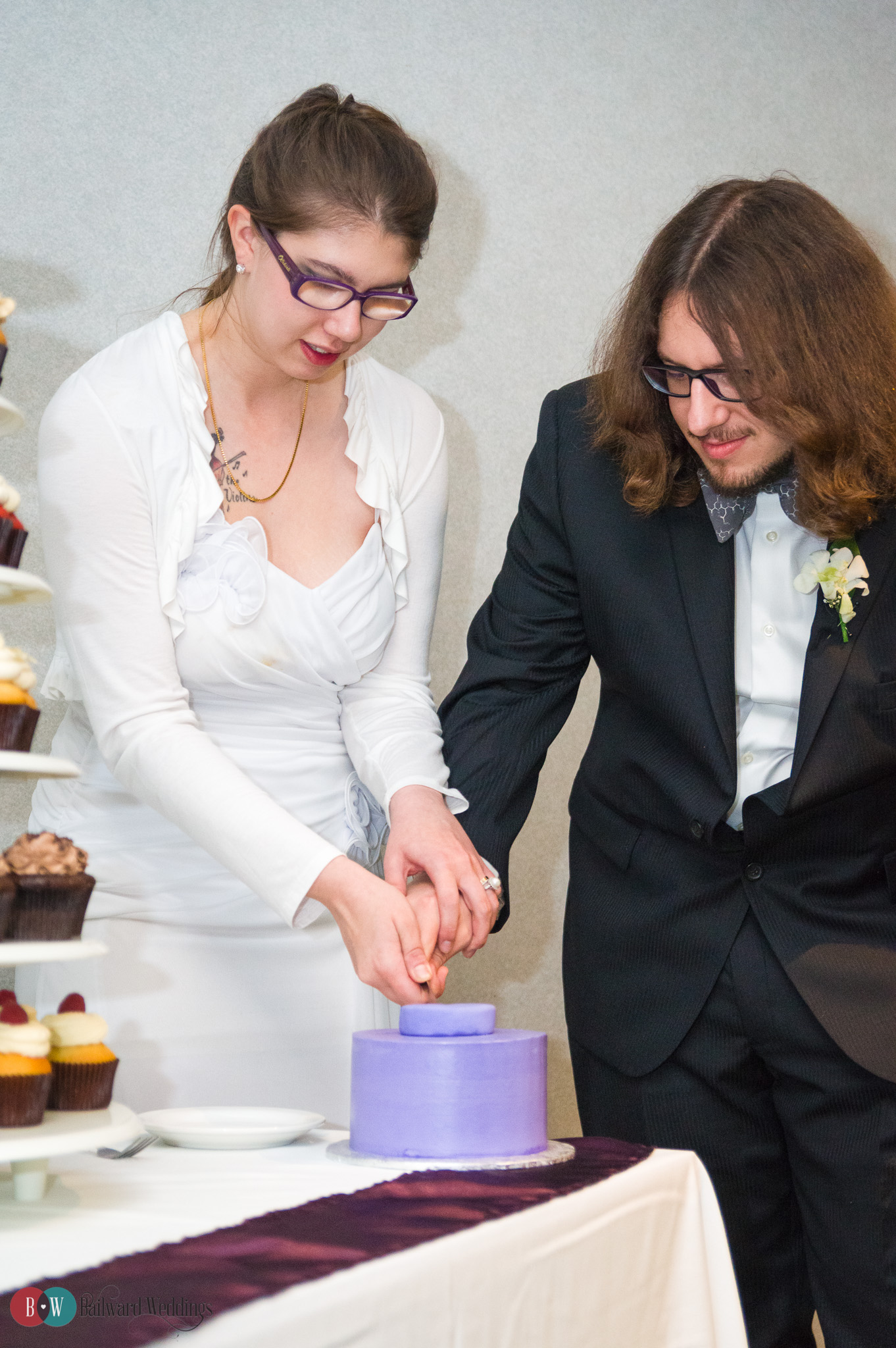 Guitar wedding cake topper