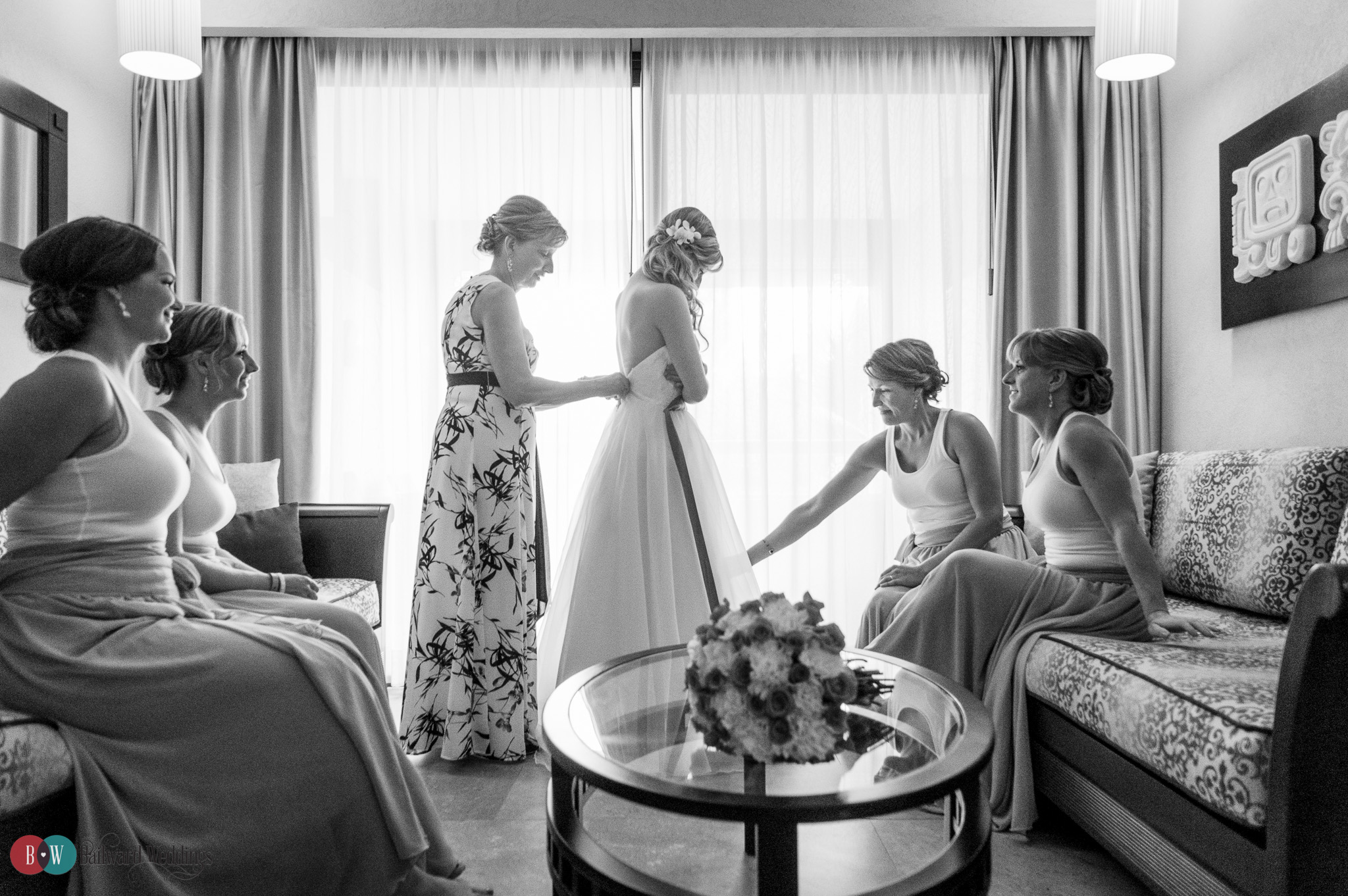 Tammy and Jason Destination Wedding in Barcelo Maya Beach Resort Mexico