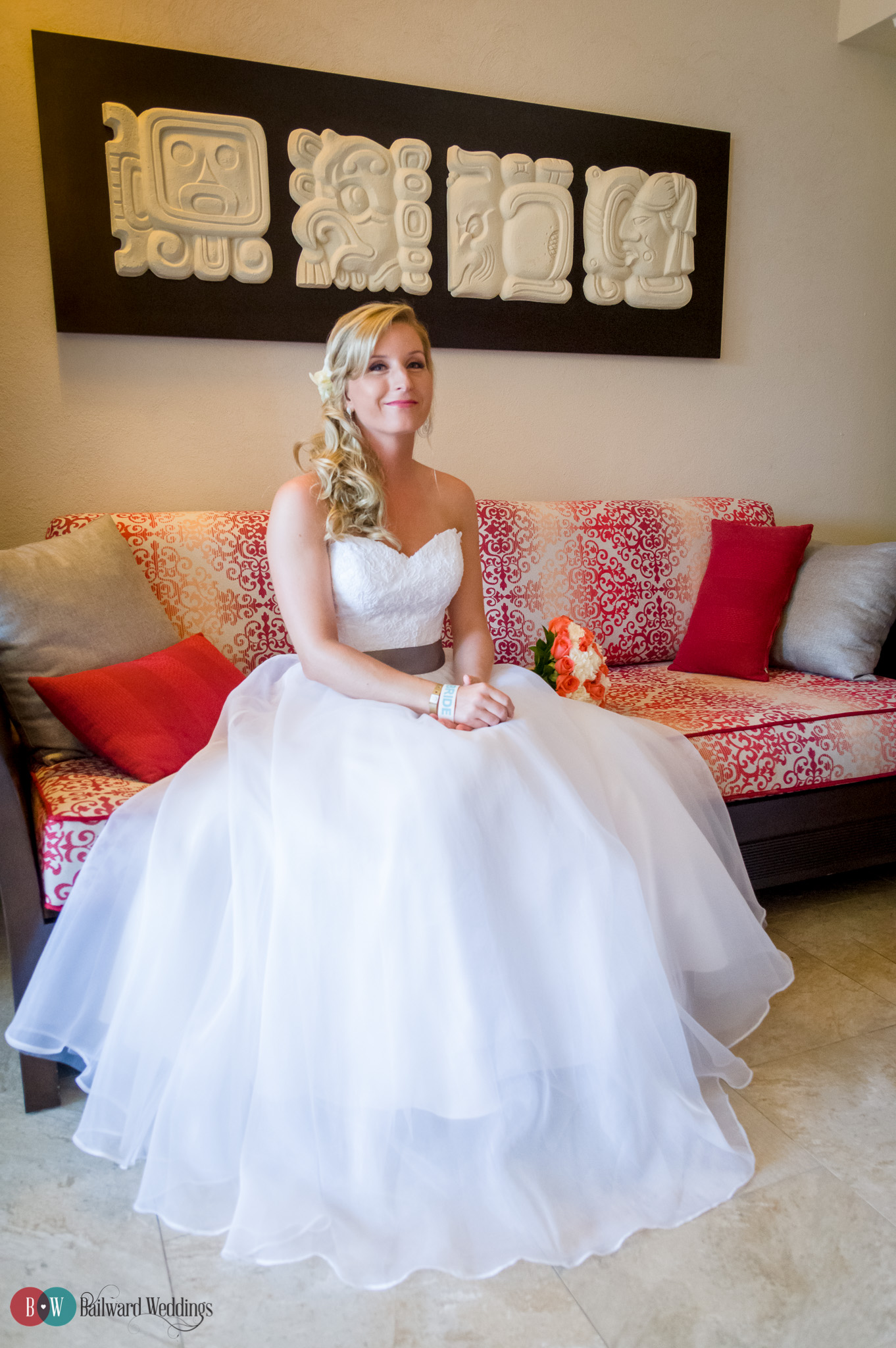 Tammy and Jason Destination Wedding in Barcelo Maya Beach Resort Mexico