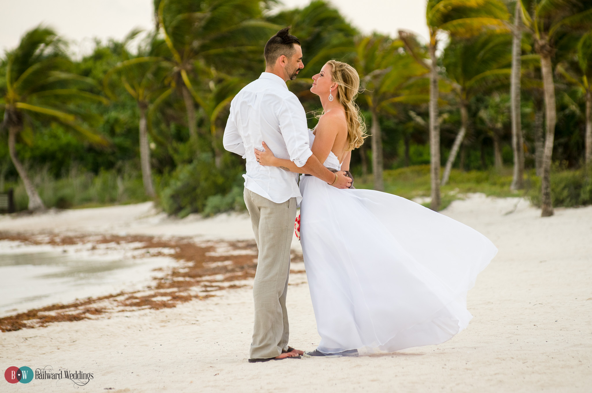 Tammy and Jason Destination Wedding in Barcelo Maya Beach Resort Mexico