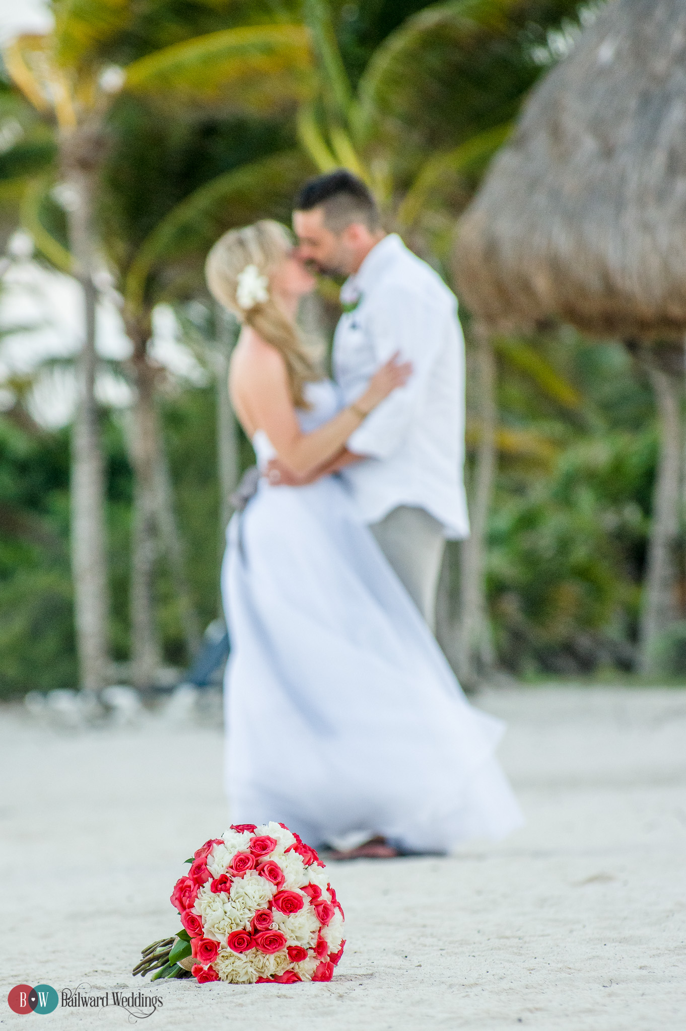 Tammy and Jason Destination Wedding in Barcelo Maya Beach Resort Mexico