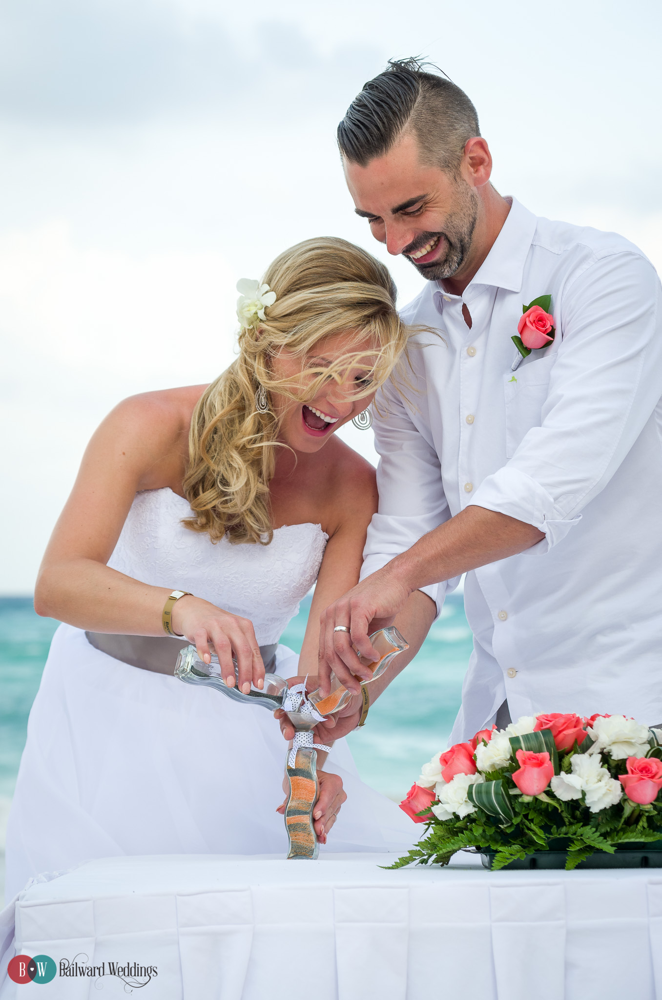 Tammy and Jason Destination Wedding in Barcelo Maya Beach Resort Mexico