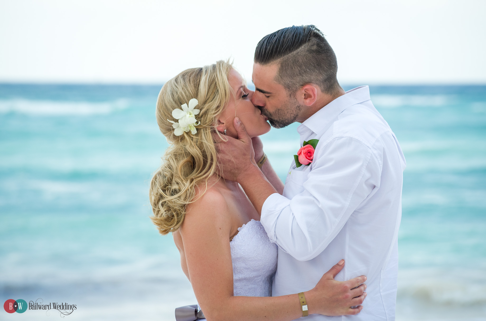 Tammy and Jason Destination Wedding in Barcelo Maya Beach Resort Mexico