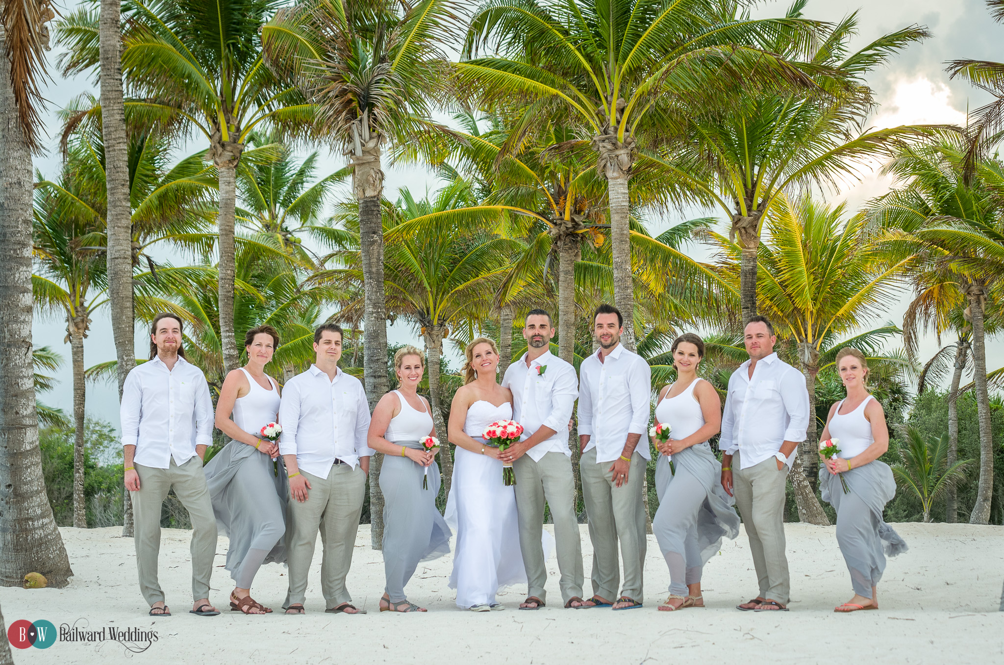 Tammy and Jason Destination Wedding in Barcelo Maya Beach Resort Mexico